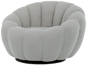 Scaun pivotant Bouclé GREY2, gri