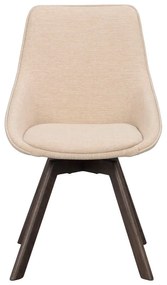 Scaune de dining bej 2 buc. Alison – Rowico