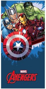 Avengers Prosop de baie, prosop de plajă albastru 70x140cm