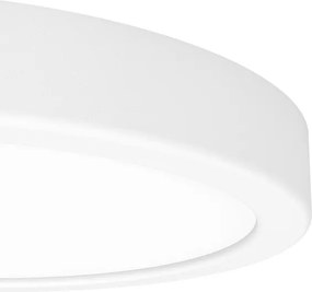 Eglo 901376 - Plafonieră LED RGBW FUEVA-Z dimabilă pentru baie, LED/11,2W/230V, 21,1 cm, IP44, alb
