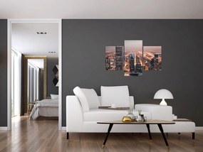 Tabloul cu metropolă luminată (90x60 cm)