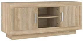 811793 vidaXL Comodă TV, stejar sonoma, 102x35x45 cm, lemn prelucrat