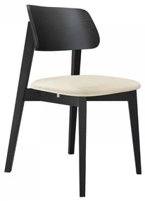 Scaun sufragerie KD 63 (Negru + crem) . 1103454