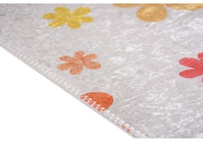 Covor tip traversă portocaliu-fildeș lavabil 80x200 cm Fall Flowers – Vitaus