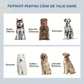 Boluri Înălțate PawHut pentru Câini Mari cu Dulap de Depozitare 44L, Suport Înălțat pentru Hrănirea Confortabilă a Câinilor | Aosom Romania