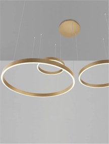 Lustra LED circulara cu 3 inele 80/60/40cm ELOWEN