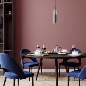 Lustră pe cablu KALEVI 1xGU10/50W/230V transparent/negru Rabalux 72047