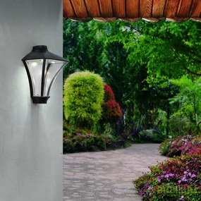 Aplica perete LED iluminat exterior IP65 DAIKO AL 11K/175 schwarz-kupfer OR