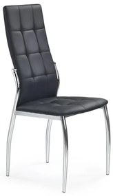 Scaun de masă WARMIS, 1 buc., negru