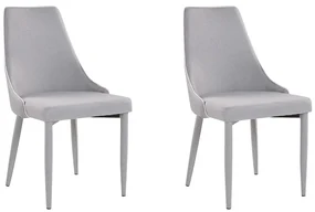 Set 2 buc. scaune pentru sufragerie Camarilo (gri). 1009928