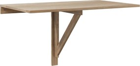vidaXL Masă de perete pliabilă, culoare stejar, 100 x 60 cm