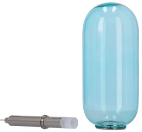Lustră albastră LED cu abajur din sticlă ø 13 cm Fiuggi – Candellux Lighting