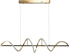 Lustra LED suspendata design modern MEMPHIS aurie 3-STEP DIMM