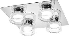 Osram - Plafonieră LED pentru baie ORBIS FLAME 4xLED/5,5W/230V IP44 crom