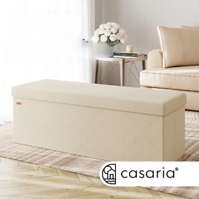 Deuba Bancă de depozitare 114x38x38 cm - bej