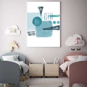 Poster - Abstracție pictată (A4)