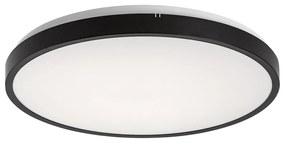 Plafoniera pentru baie, Protectie IP44 Alenzo D-42cm negru, alb