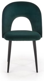 Scaun de bucaterie Gema, verde/negru