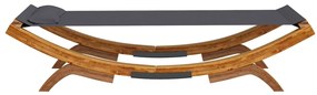 Hamac, antracit, 100x188,5x44 cm, lemn masiv curbat Antracit, 100 x 188.5 x 44 cm