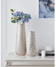 Vază metalică Eglo 421044 NILGAUT 40,5x14 cm argintiu