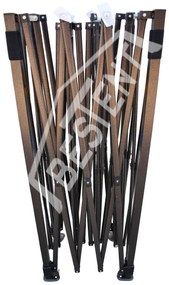 Cort pavilion pliabil 3X6 maro SQ