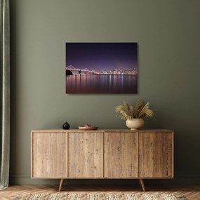 Tablou pe sticlă cu privirea spre San Francisco, California (70x50 cm)
