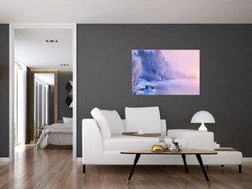 Tablou - Râu înghețat (90x60 cm)