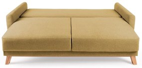 Canapea extensibilă Bonami Selection Pop, galben