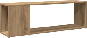vidaXL Comodă TV, stejar artizanal, 100x24x32 cm, lemn prelucrat