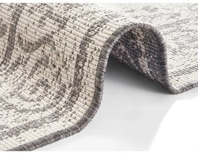 Covor adecvat pentru exterior NORTHRUGS Cebu, 80 x 150 cm, gri-crem