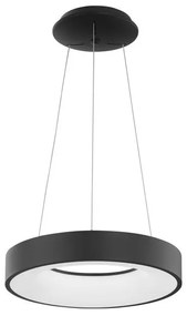Lustra LED design modern circular RANDO THIN negru 3000K NVL-9453431