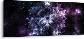 Tablou - Mandala Lotus în spațiu (120x50 cm)
