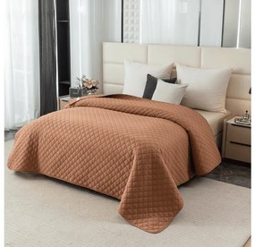Cuvertura de pat cu model LANTA, maro Dimensiune: 220 x 240 cm