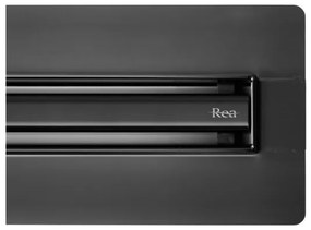 REA-G2710 - Canal de scurgere NEOX SLIM 70 cm oțel inoxidabil/negru