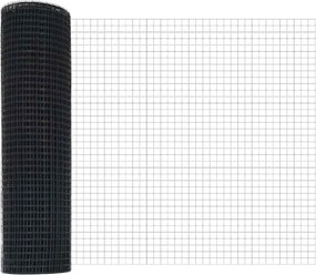 vidaXL Gard din sârmă sudată Gri 0.5 x 50 m