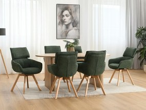 Scaun Doris (verde + stejar). 1111034