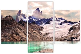 Tablou cu lac montan (90x60 cm)