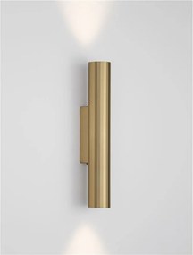 Aplica LED iluminat sus si jos RIVETA auriu mat