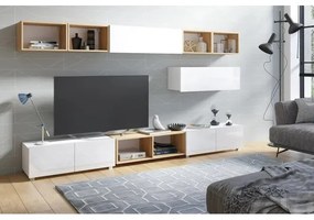 Poliță de perete PAVO 32,5x50 cm, stejar auriu