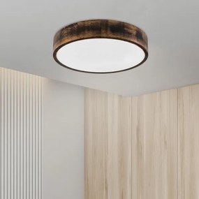 Brilagi - Plafonieră LED CARVALHO SMOKEY 36W/230V, stejar, Ø 47,5 cm