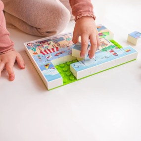 Puzzle La plaja Hubelino (35 piese)