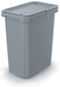 Coș de gunoi suspendat, 12 l, gri