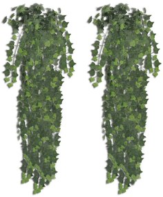 Tufiș de iederă artificială, 2 buc., verde, 90 cm