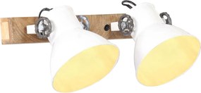 vidaXL Lampă de perete industrială, alb, 45 x 25 cm, E27