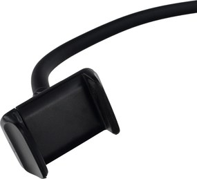 Scaun pivotant de lux, cu balansare, gri, DELMOR
