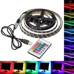 Bandă LED RGB în spatele televizorului - 5 m