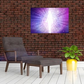 Tablou abstract - Femeie (90x60 cm)