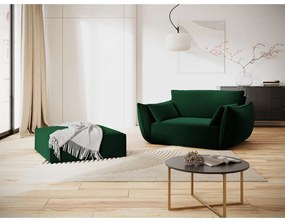 Fotoliu verde închis cu tapițerie din catifea Vanda – Mazzini Sofas