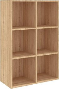vidaXL Bibliotecă/Servantă, stejar sonoma, 66x30x98 cm, PAL