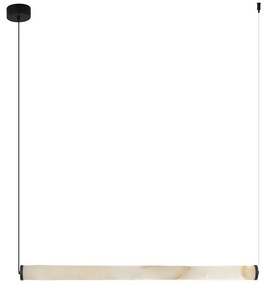 Lustra LED, Design Liniar, ALABASTER- BLACK, ZB-2539